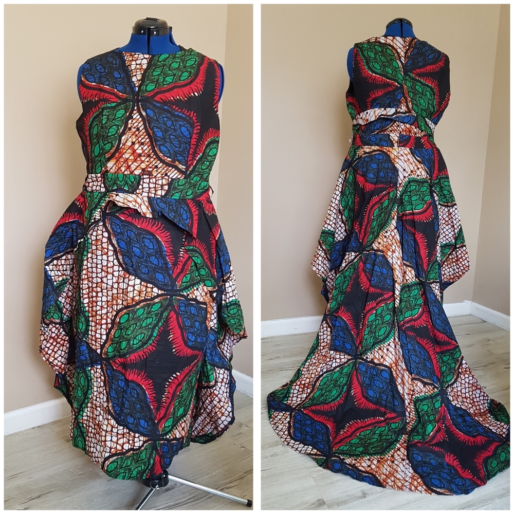Leilani Pencil Dress with Train